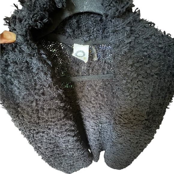 Akemi and Kin Cozy Black Textured Cardigan - Picture 5 of 6